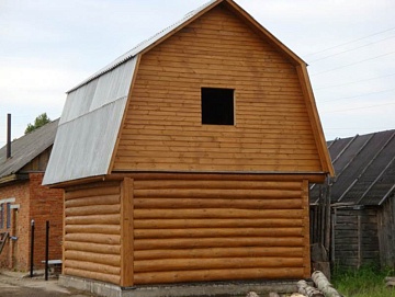 Дом 6×7 м в лапу, 42 м² Дом 6×7 м в лапу, 42 м²