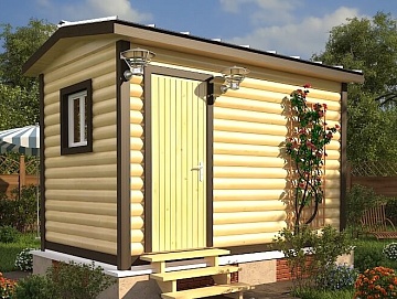 Мобильная баня 2.3×4, 9.2 м² Мобильная баня 2.3×4, 9.2 м²