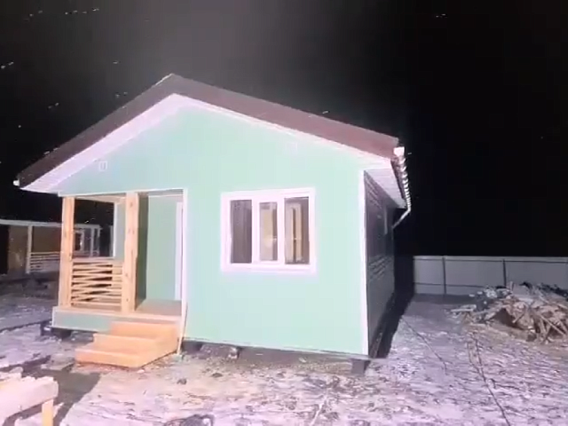 Баня из бруса 6х6 по проекту Б-81 Баня из бруса 6х6 по проекту Б-81